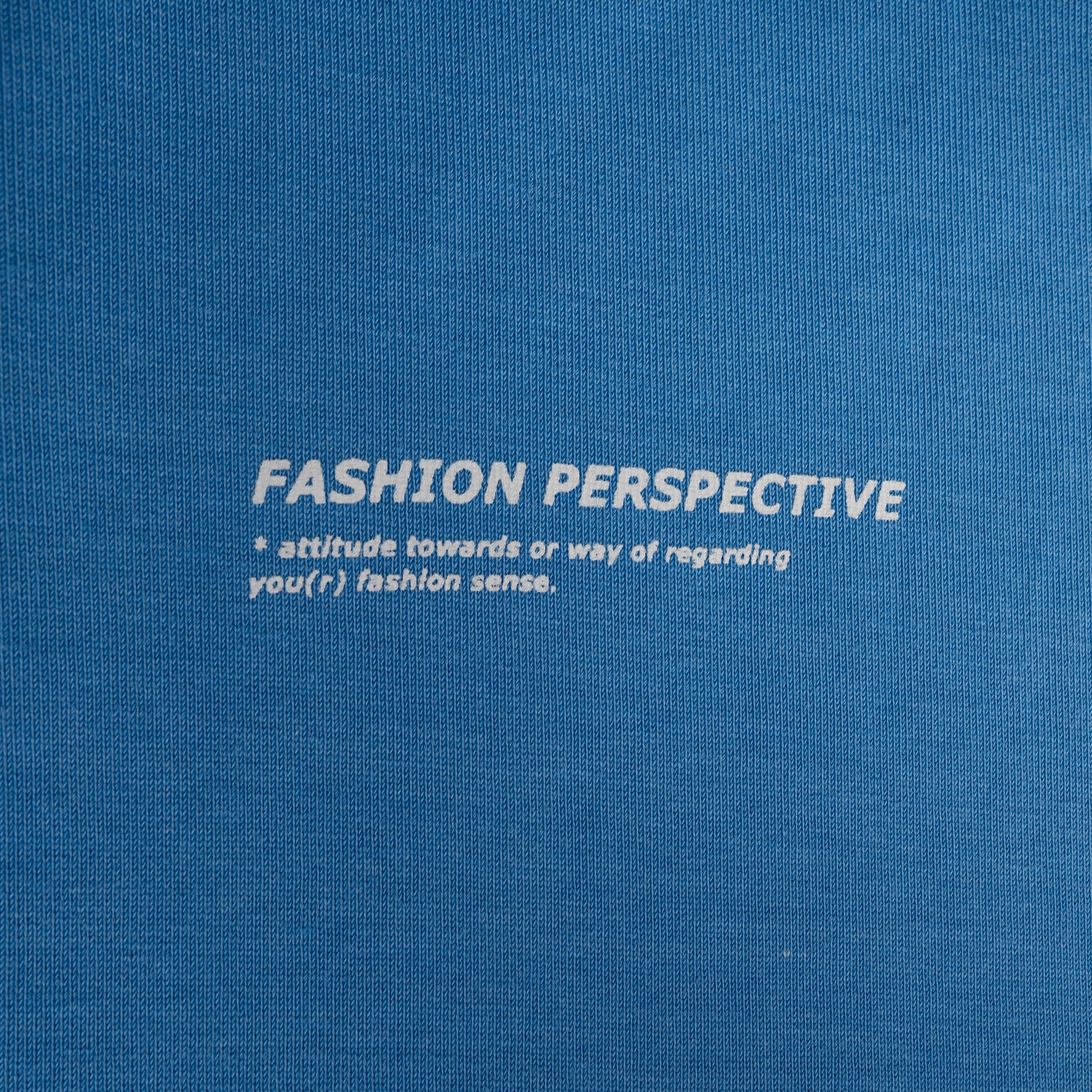 Cube fit Fashion Perspective T-shirt - Ocean Blue