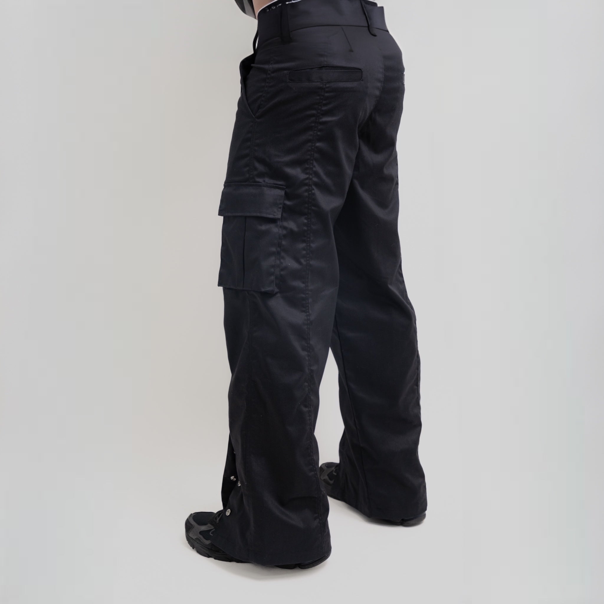 3D Pocket Cargo Pant Black