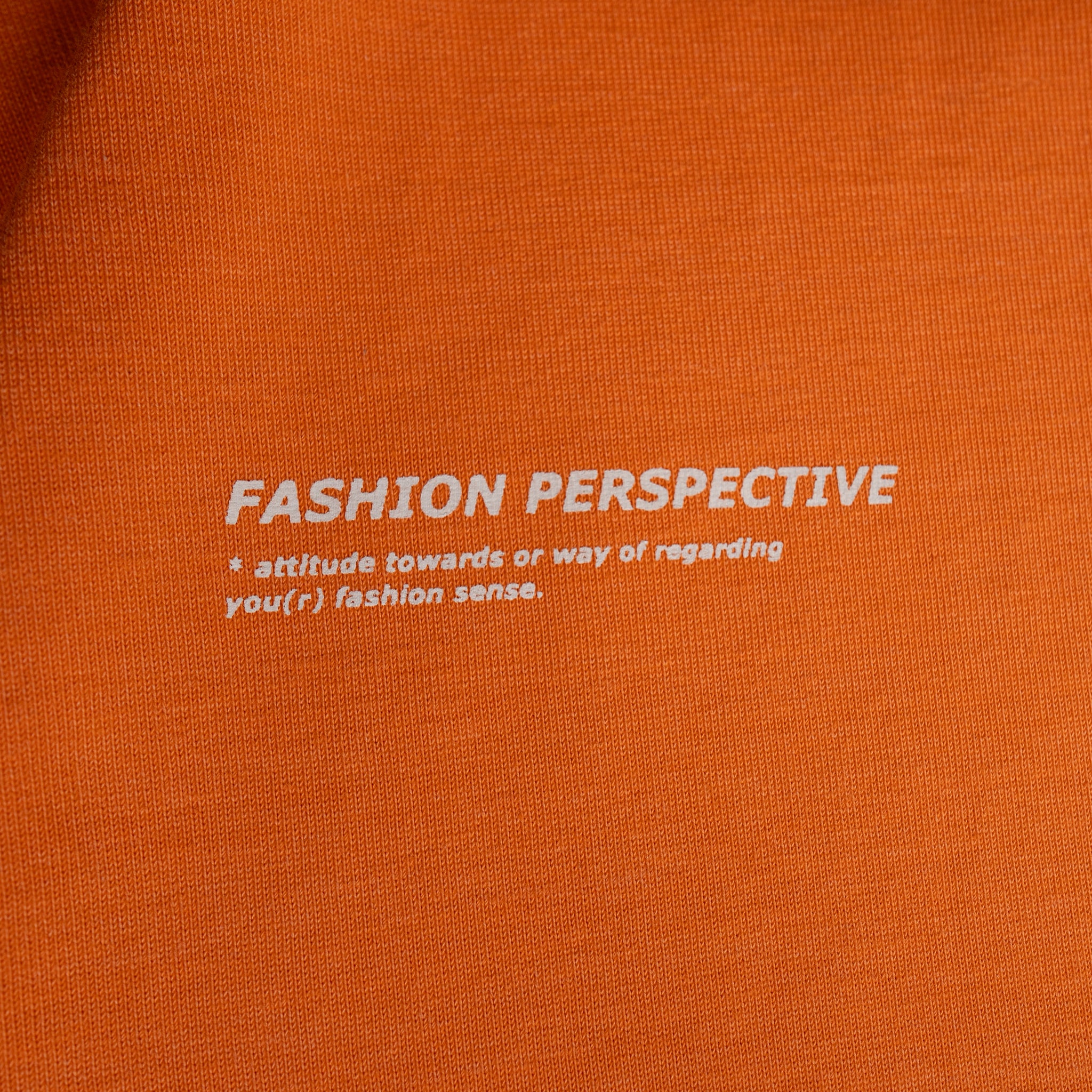 Cube fit Fashion Perspective T-shirt - Coral